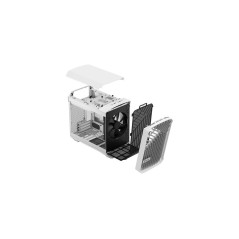 Fractal Design Torrent Nano Trn Mini-DTX - Elegant White Transparent - High-Performance Compact Case Without PSU | 7340172702955